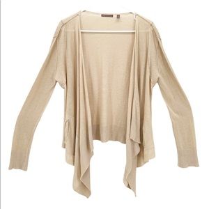 525 America Cotton Linen Drapey Cardigan Sweater